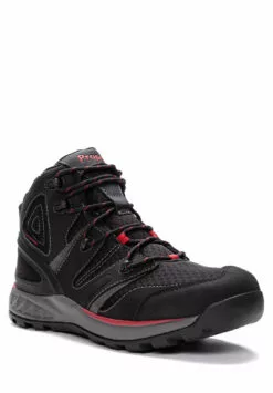 Men's Veymont Waterproof Hiking Boots Black Red 5E 16
