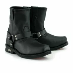 Xelement 1436 Men's 'Butch' Black Leather Short Harness Motorcycle Boots 15 Xelement 1436 Men's 'Butch' Black Leather Short Harness Motorcycle Boots -Winter shoes Sales Shop 1436 2
