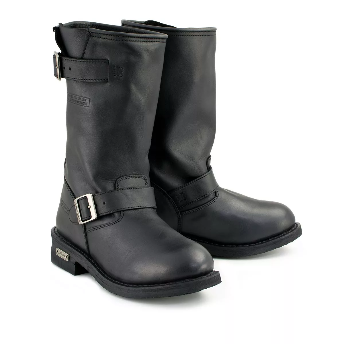 Xelement 1440 Men's 'The Classic' Black Engineer Motorcycle Leather Boots (in Wide And Regular Width) 7 Xelement 1440 Men's 'The Classic' Black Engineer Motorcycle Leather Boots (in Wide And Regular Width) - Image 5