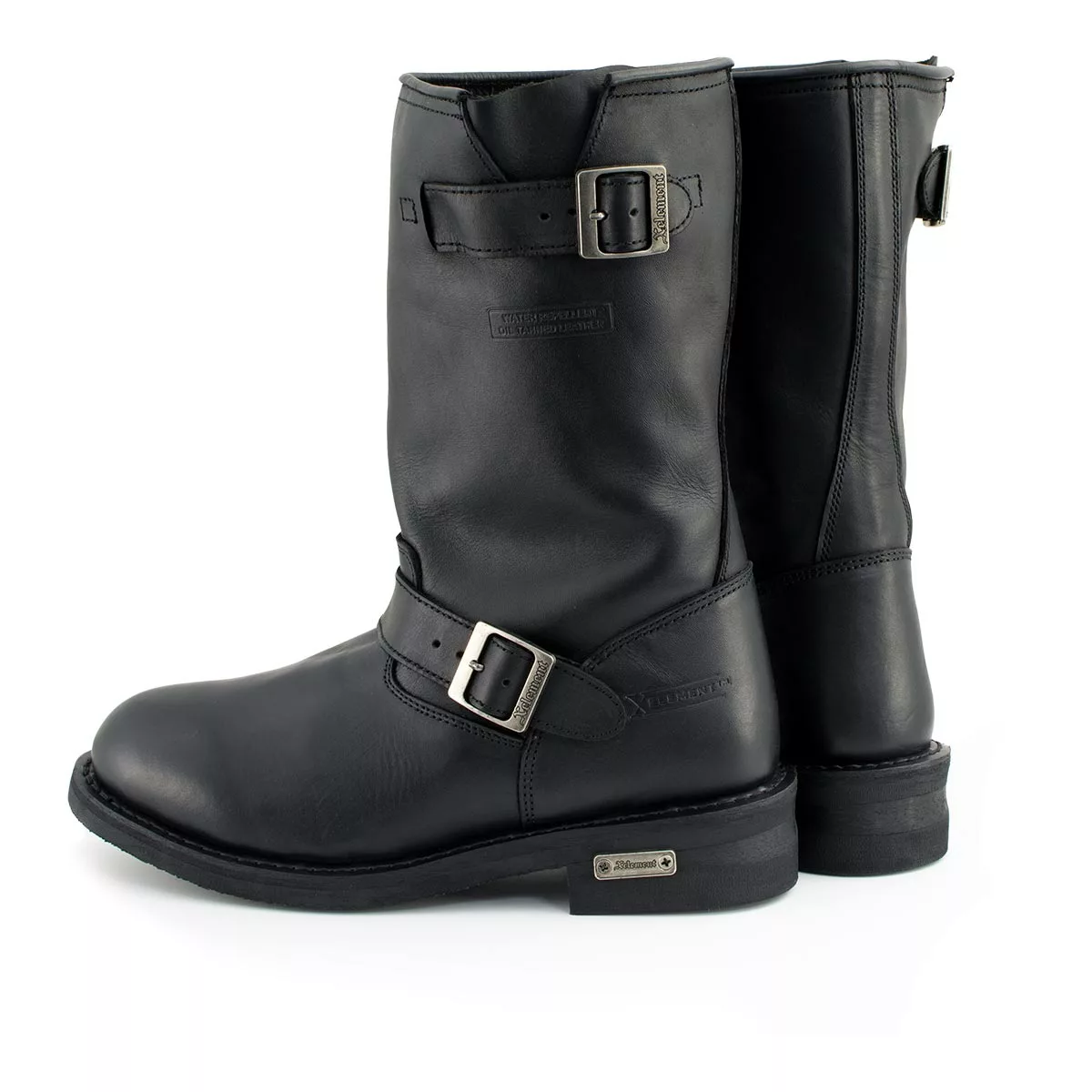 Xelement 1440 Men's 'The Classic' Black Engineer Motorcycle Leather Boots (in Wide And Regular Width) 11 Xelement 1440 Men's 'The Classic' Black Engineer Motorcycle Leather Boots (in Wide And Regular Width) - Image 9