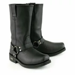 Xelement 1442 Men's 'Classic Harness' Black Leather Motorcycle Biker Boots (in Wide And Regular Width) 24 Xelement 1442 Men's 'Classic Harness' Black Leather Motorcycle Biker Boots (in Wide And Regular Width) -Winter shoes Sales Shop 1442 new 5