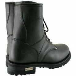 Xelement 1446 Men's 'Vigilant' Black Leather Logger Boots With Inside Zipper -Winter shoes Sales Shop 1446 3