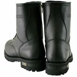 Xelement 1446 Men's 'Vigilant' Black Leather Logger Boots With Inside Zipper -Winter shoes Sales Shop 1446 4