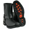 Xelement 1502 Men's 'Killa' Black Leather Zippered Harness Motorcycle Boots -Winter shoes Sales Shop 1502 main