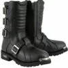 Xelement 1503 Men's Black 'Executioner' Leather Motorcycle Boots -Winter shoes Sales Shop 1503 main