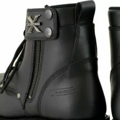 Xelement 1505 Men's 'Sprocket' Black Leather Advanced Lace-Up Motorcycle Boots 14 Xelement 1505 Men's 'Sprocket' Black Leather Advanced Lace-Up Motorcycle Boots -Winter shoes Sales Shop 1505 close 1