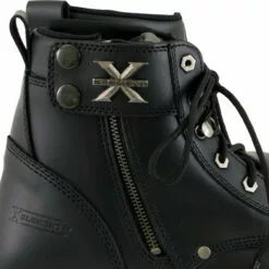 Xelement 1505 Men's 'Sprocket' Black Leather Advanced Lace-Up Motorcycle Boots 15 Xelement 1505 Men's 'Sprocket' Black Leather Advanced Lace-Up Motorcycle Boots -Winter shoes Sales Shop 1505 close 2