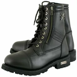 Xelement 1506 Men's 'Impact' Black Leather Lace-Up Motorcycle Biker Boots 15 Xelement 1506 Men's 'Impact' Black Leather Lace-Up Motorcycle Biker Boots -Winter shoes Sales Shop 1506 1