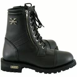 Xelement 1506 Men's 'Impact' Black Leather Lace-Up Motorcycle Biker Boots 20 Xelement 1506 Men's 'Impact' Black Leather Lace-Up Motorcycle Biker Boots -Winter shoes Sales Shop 1506 6