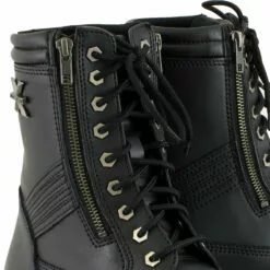 Xelement 1506 Men's 'Impact' Black Leather Lace-Up Motorcycle Biker Boots 21 Xelement 1506 Men's 'Impact' Black Leather Lace-Up Motorcycle Biker Boots -Winter shoes Sales Shop 1506 detail 1