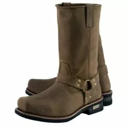 Xelement 1556 Men's 'Crazy Horse' Brown Leather Harness Motorcycle Boots 20 Xelement 1556 Men's 'Crazy Horse' Brown Leather Harness Motorcycle Boots -Winter shoes Sales Shop 1556 6