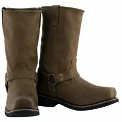 Xelement 1556 Men's 'Crazy Horse' Brown Leather Harness Motorcycle Boots 23 Xelement 1556 Men's 'Crazy Horse' Brown Leather Harness Motorcycle Boots -Winter shoes Sales Shop 1556 8