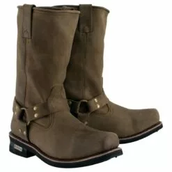 Xelement 1556 Men's 'Crazy Horse' Brown Leather Harness Motorcycle Boots 22 Xelement 1556 Men's 'Crazy Horse' Brown Leather Harness Motorcycle Boots -Winter shoes Sales Shop 1556 9