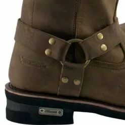 Xelement 1556 Men's 'Crazy Horse' Brown Leather Harness Motorcycle Boots 15 Xelement 1556 Men's 'Crazy Horse' Brown Leather Harness Motorcycle Boots -Winter shoes Sales Shop 1556 close 2