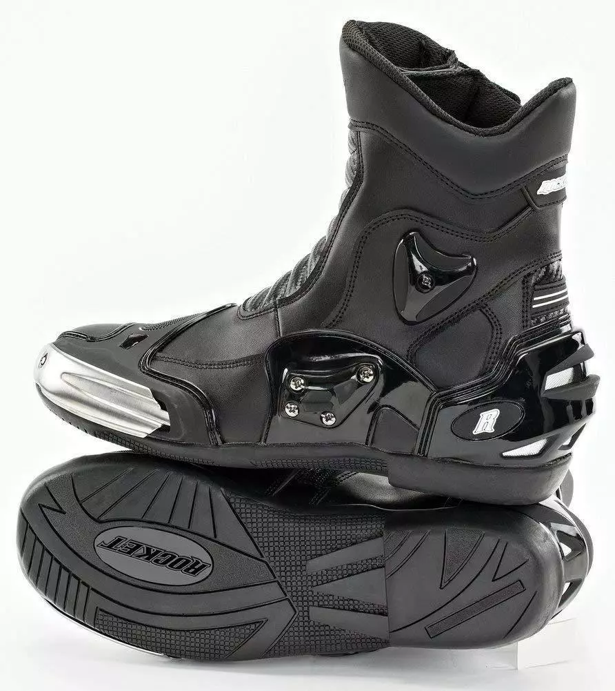 Joe Rocket Superstreet Men's Black Leather Boots 5 Joe Rocket Superstreet Men's Black Leather Boots - Image 3