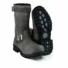 M-Boss Apparel BOS49000 Men's Classic 12-inch Distress Grey Harness Leather Motorcycle Boots -Winter shoes Sales Shop bos49000 gry 1