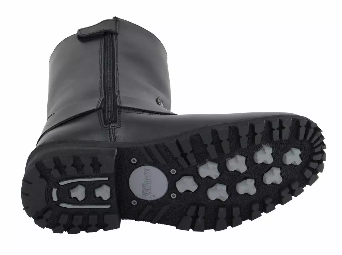 M-Boss Apparel BOS49001 Men's Classic 12-inch Black Harness Leather Motorcycle Boots 9 M-Boss Apparel BOS49001 Men's Classic 12-inch Black Harness Leather Motorcycle Boots - Image 7