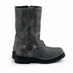 M-Boss Apparel BOS49001 Men's Classic 12-inch Distress Grey Harness Leather Motorcycle Boots 10 M-Boss Apparel BOS49001 Men's Classic 12-inch Distress Grey Harness Leather Motorcycle Boots -Winter shoes Sales Shop bos49001 gry 3