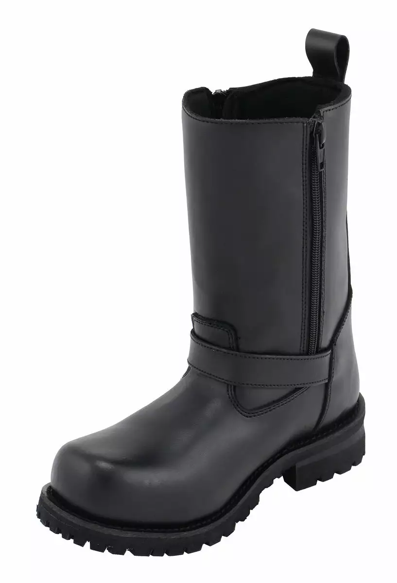 M Boss Motorcycle Apparel BOS49004 Men's 10 Inch Afterburner Leather Motorcycle Boots 5 M Boss Motorcycle Apparel BOS49004 Men's 10 Inch Afterburner Leather Motorcycle Boots - Image 3