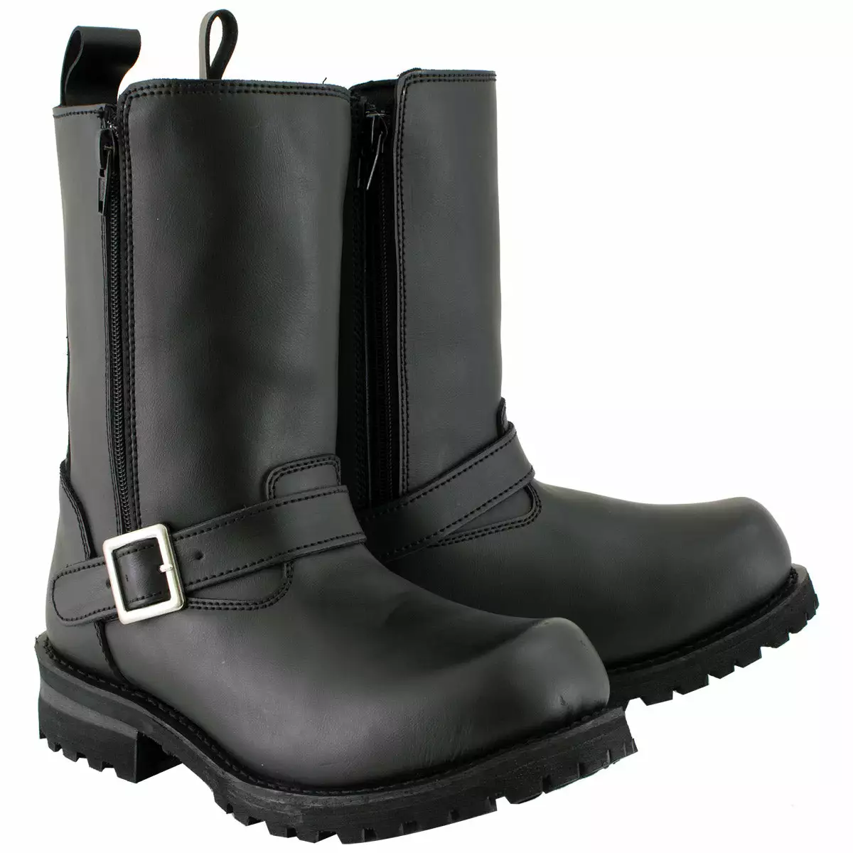 M Boss Motorcycle Apparel BOS49004 Men's 10 Inch Afterburner Leather Motorcycle Boots 3 M Boss Motorcycle Apparel BOS49004 Men's 10 Inch Afterburner Leather Motorcycle Boots