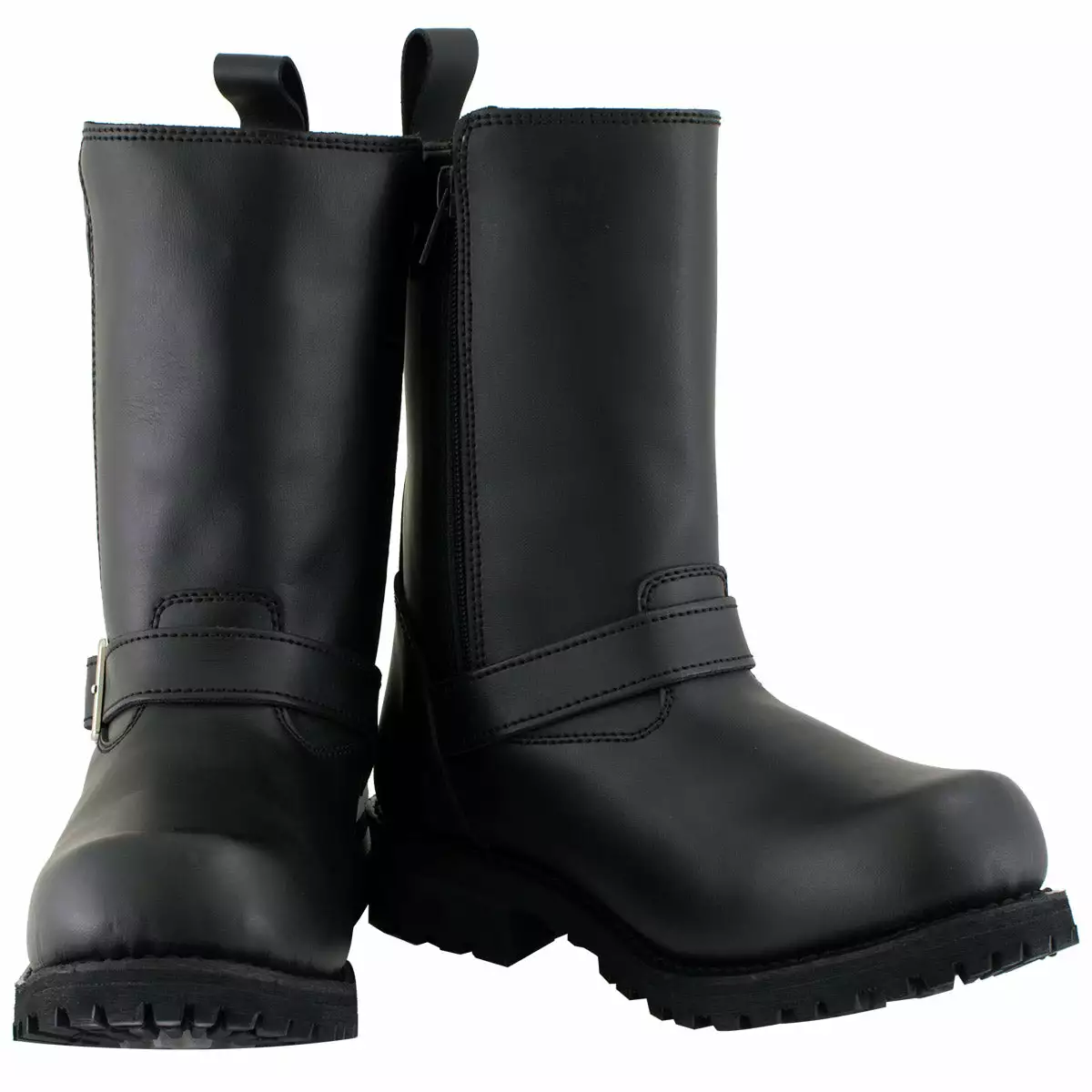 M Boss Motorcycle Apparel BOS49004 Men's 10 Inch Afterburner Leather Motorcycle Boots 7 M Boss Motorcycle Apparel BOS49004 Men's 10 Inch Afterburner Leather Motorcycle Boots - Image 5