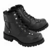M Boss Motorcycle Apparel BOS49007 Men's 7 Inch Black Outlaw Leather Motorcycle Boots -Winter shoes Sales Shop bos49007