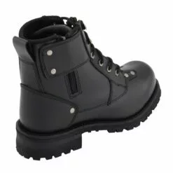 M Boss Motorcycle Apparel BOS49007 Men's 7 Inch Black Outlaw Leather Motorcycle Boots 13 M Boss Motorcycle Apparel BOS49007 Men's 7 Inch Black Outlaw Leather Motorcycle Boots -Winter shoes Sales Shop bos49007 4