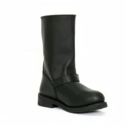 Hot Leathers BTM1002 Men's Black 11-inch Round Toe Engineer Leather Boots -Winter shoes Sales Shop btm1002 a03