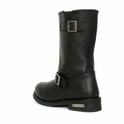 Hot Leathers BTM1002 Men's Black 11-inch Round Toe Engineer Leather Boots -Winter shoes Sales Shop btm1002 a07 23701dee 58c3 428f b1d6 5b9b7205db53