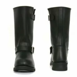 Hot Leathers BTM1002 Men's Black 11-inch Round Toe Engineer Leather Boots -Winter shoes Sales Shop btm1002 a08 both