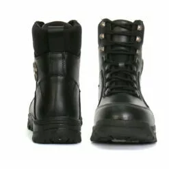 Hot Leathers BTM1010 Men's Black Leather Swat Style Lace Up Boots -Winter shoes Sales Shop btm1010 a04 both