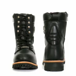 Hot Leathers BTM1011 Men's 8 Inch Two Tone Logger Leather Lace Up Boots -Winter shoes Sales Shop btm1011 a04 both baf41221 cdbc 4811 9bbc 0a4f6192acb6