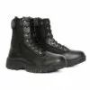 Hot Leathers BTM1012 Men's Black Leather Swat Style Lace Up Boots With Zippers -Winter shoes Sales Shop btm1012 a01