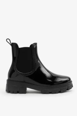 Ardene Chelsea Rain Boots In Black | Size 9 | Rubber