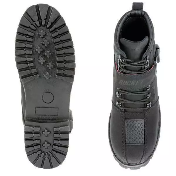 Joe Rocket 'Big Bang 2.0' Men's Black Leather Motorcycle Boots 4 Joe Rocket 'Big Bang 2.0' Men's Black Leather Motorcycle Boots - Image 2