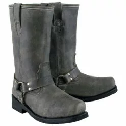 Xelement LU1605 Men's Classic Stone Wash Grey 13-inch Leather Harness Motorcycle Boots 18 Xelement LU1605 Men's Classic Stone Wash Grey 13-inch Leather Harness Motorcycle Boots -Winter shoes Sales Shop lu1605 5