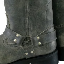 Xelement LU1605 Men's Classic Stone Wash Grey 13-inch Leather Harness Motorcycle Boots 22 Xelement LU1605 Men's Classic Stone Wash Grey 13-inch Leather Harness Motorcycle Boots -Winter shoes Sales Shop lu1605 9 detail