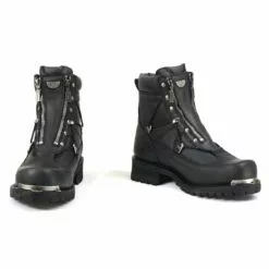 Milwaukee Motorcycle Clothing Company MB440 Men's Black Throttle Motorcycle Leather Boots -Winter shoes Sales Shop mb440 1 web 8444fa22 5aa8 4091 97d8 9fc9289f6e64