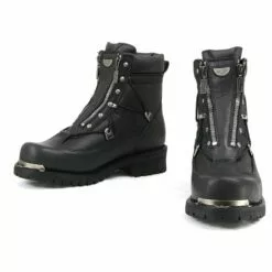 Milwaukee Motorcycle Clothing Company MB440 Men's Black Throttle Motorcycle Leather Boots -Winter shoes Sales Shop mb440 2 web f33aa2b0 09c8 42cf a623 be3d1daba068