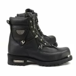 Milwaukee Motorcycle Clothing Company MB440 Men's Black Throttle Motorcycle Leather Boots -Winter shoes Sales Shop mb440 7 web 8c411030 94b6 44c4 bdaf eb33b638d131