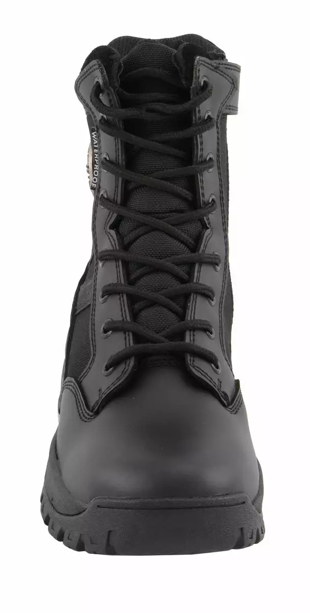 Milwaukee Leather MBL9495 Women Black Leather Tactical Boots With Side Zipper 5 Milwaukee Leather MBL9495 Women Black Leather Tactical Boots With Side Zipper - Image 3