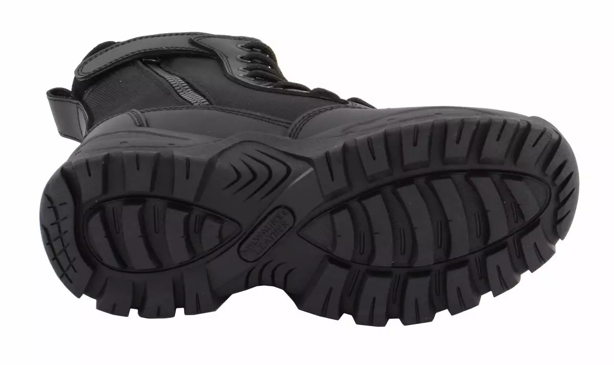 Milwaukee Leather MBL9495 Women Black Leather Tactical Boots With Side Zipper 12 Milwaukee Leather MBL9495 Women Black Leather Tactical Boots With Side Zipper - Image 10