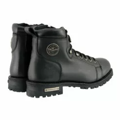 Milwaukee Leather MBM100W Men's Black Leather Wide-Width Lace-Up Motorcycle Boots With Side Zipper 17 Milwaukee Leather MBM100W Men's Black Leather Wide-Width Lace-Up Motorcycle Boots With Side Zipper -Winter shoes Sales Shop mbm100 6 edit a