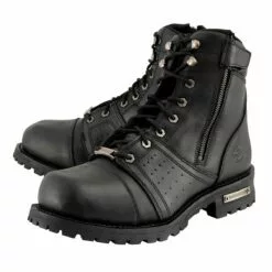 Milwaukee Leather MBM9000W Men's Black Lace-Up 'Wide-Width' Motorcycle Leather Boots With Side Zipper Entry 16 Milwaukee Leather MBM9000W Men's Black Lace-Up 'Wide-Width' Motorcycle Leather Boots With Side Zipper Entry -Winter shoes Sales Shop mbm9000 3 edit a e4ac6594 7bcd 4fb8 a0f8 e62e169ef17a