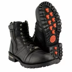 Milwaukee Leather MBM9000W Men's Black Lace-Up 'Wide-Width' Motorcycle Leather Boots With Side Zipper Entry 21 Milwaukee Leather MBM9000W Men's Black Lace-Up 'Wide-Width' Motorcycle Leather Boots With Side Zipper Entry -Winter shoes Sales Shop mbm9000 8 edit a cddeef72 5768 48a2 a0d1 97e762538e68