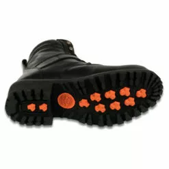 Milwaukee Leather MBM9010 Men's Black Lace-Up 6-inch Engineer Boots With Side Buckle -Winter shoes Sales Shop mbm9010 msm1016 sole edit a