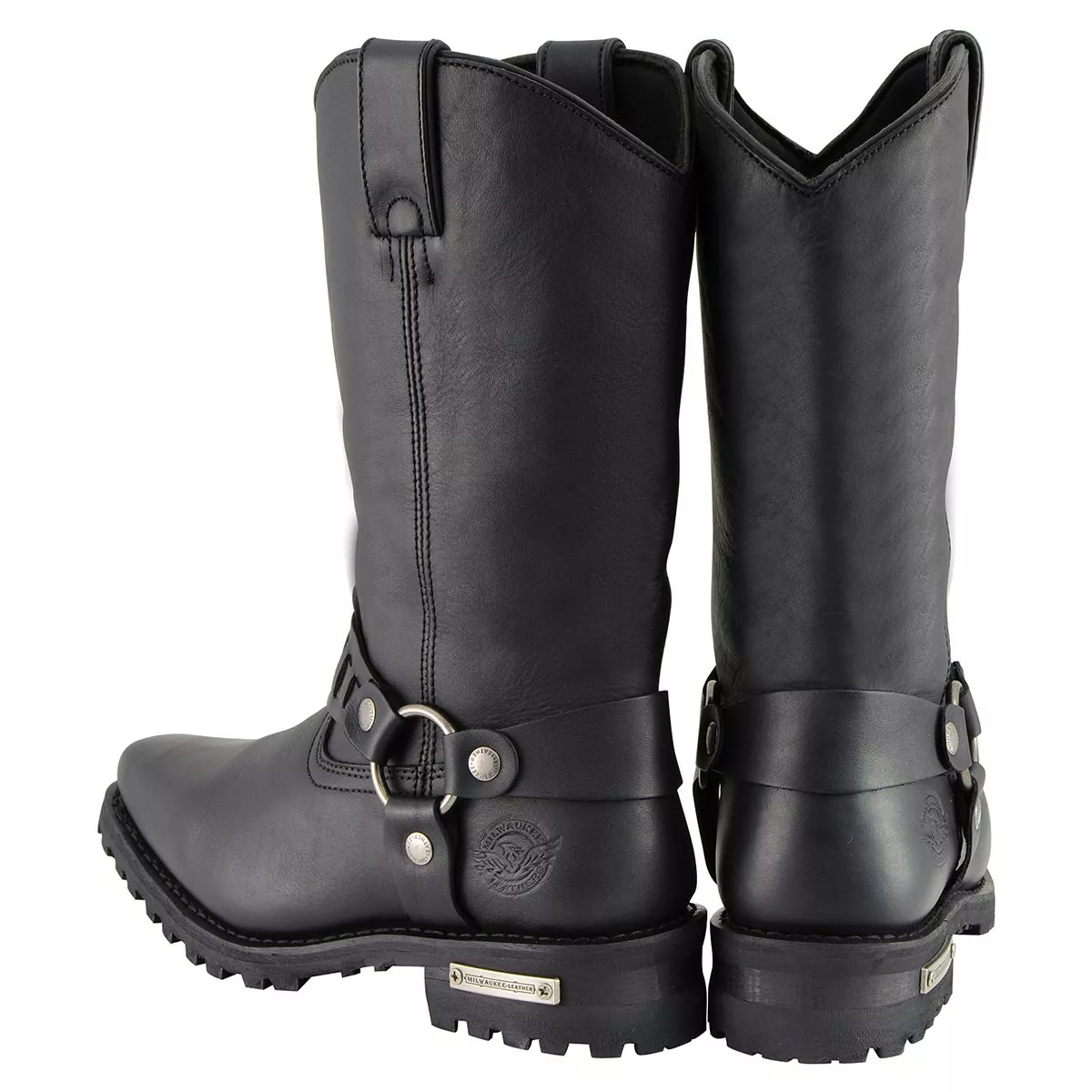 Milwaukee Leather MBM9015 Men’s Black 11-Inch Western Style Harness Motorcycle Boots 9 Milwaukee Leather MBM9015 Men’s Black 11-Inch Western Style Harness Motorcycle Boots - Image 7