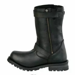 Milwaukee Leather MBM9020W Men's Black 'Wide-Width' 11-Inch Classic Engineer Motorcycle Leather Boots -Winter shoes Sales Shop mbm9020 i edit a