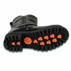 Milwaukee Leather MBM9040W Men's Black 'Wide Width' 6-inch Classic Engineer Motorcycle Leather Boots With Side Zipper -Winter shoes Sales Shop mbm9040 msm1011 sole edit a