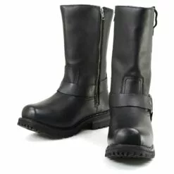 Milwaukee Leather MBM9061WP Men’s Black Leather11-inch Wide Width Waterproof Harness Square Toe Boots -Winter shoes Sales Shop mbm9061wp 2 web